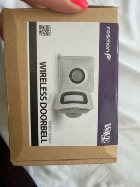 Wireless Doorbell in White - Motion Sensor